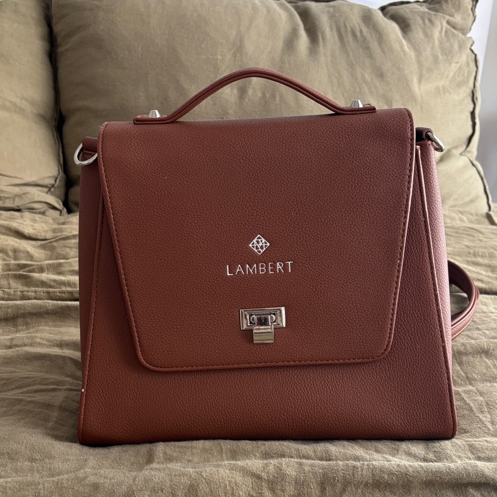 Lambert Dark Cognac Handbag